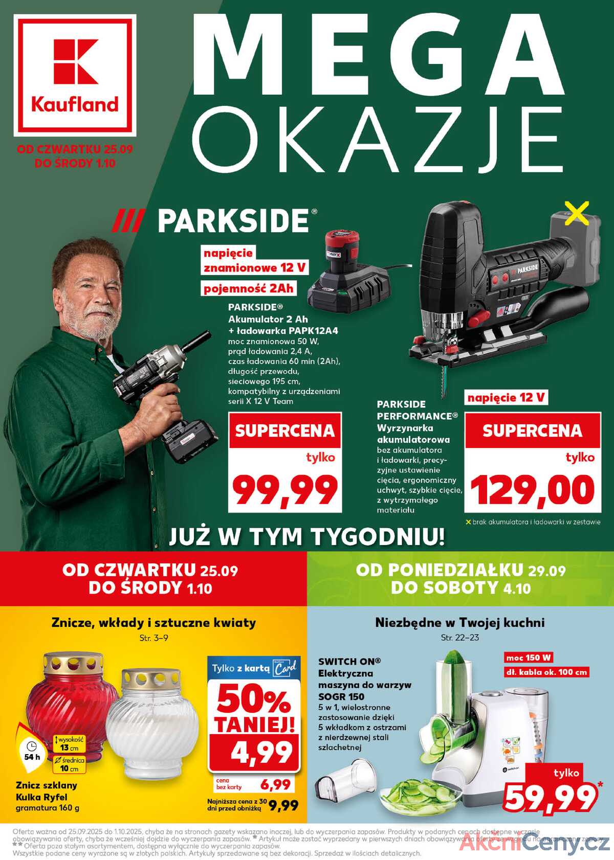 Leták Kaufland Polsko 25.9.-1.10.2025 strana 1