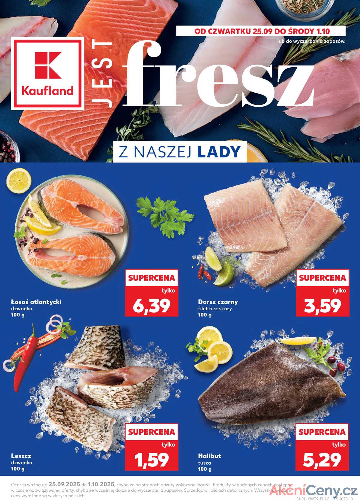 Leták Kaufland Polsko 25.9.-1.10.2025 strana 1