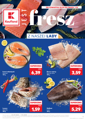 Leták Kaufland Polsko 25.9.-1.10.2025