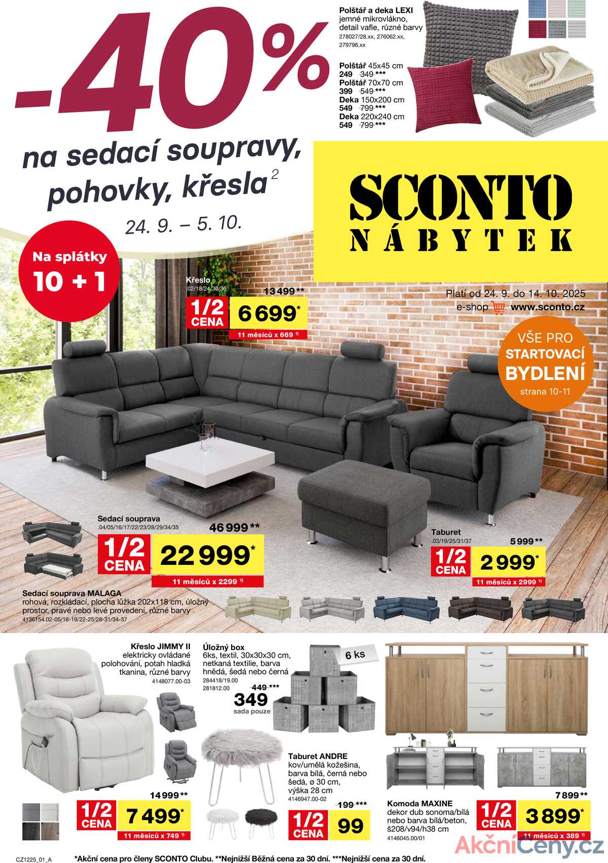 Sconto nábytek od 24.9. do 14.10.2025 strana 1