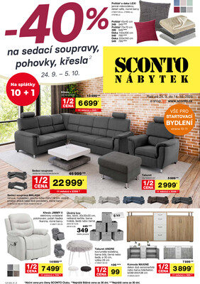 SCONTO Nábytek : 1 leták