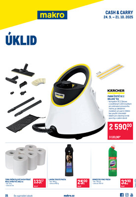 Makro Úklid do 21.10.
