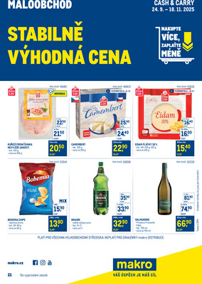 Makro Stabilně výhodná cena - maloobchod do 18.11.