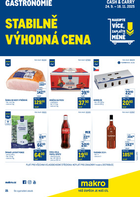 Makro Stabilně výhodná cena - gastronomie do 18.11.