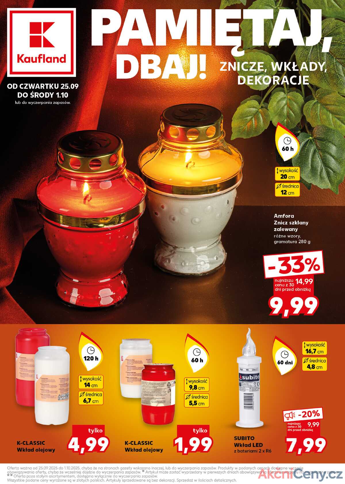 Leták Kaufland Polsko 25.9.-1.10.2025 strana 1