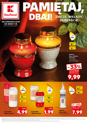 Leták Kaufland Polsko 25.9.-1.10.2025