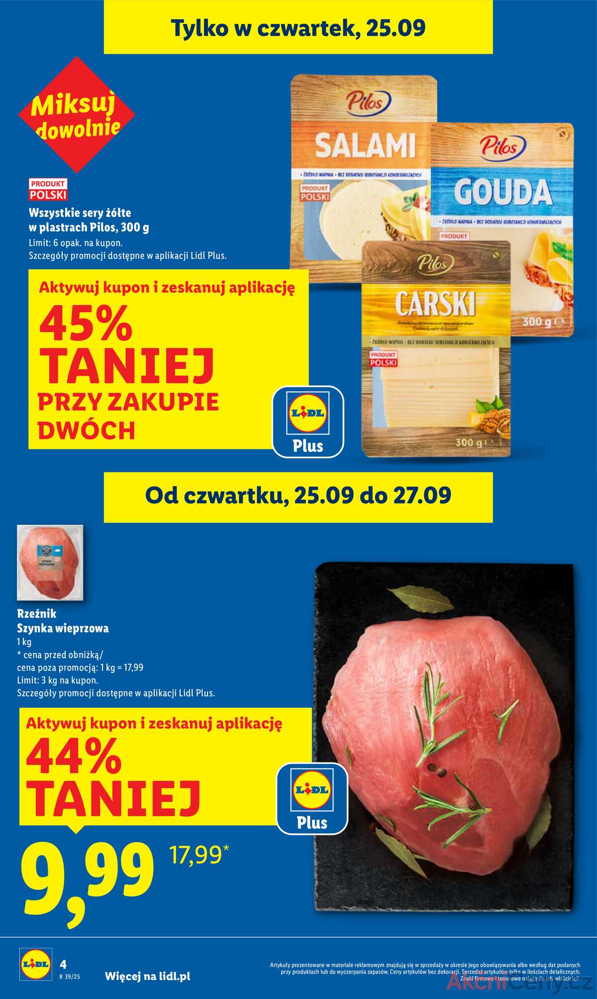 Leták Lidl Polsko 25.9.-27.9.2025 strana 4
