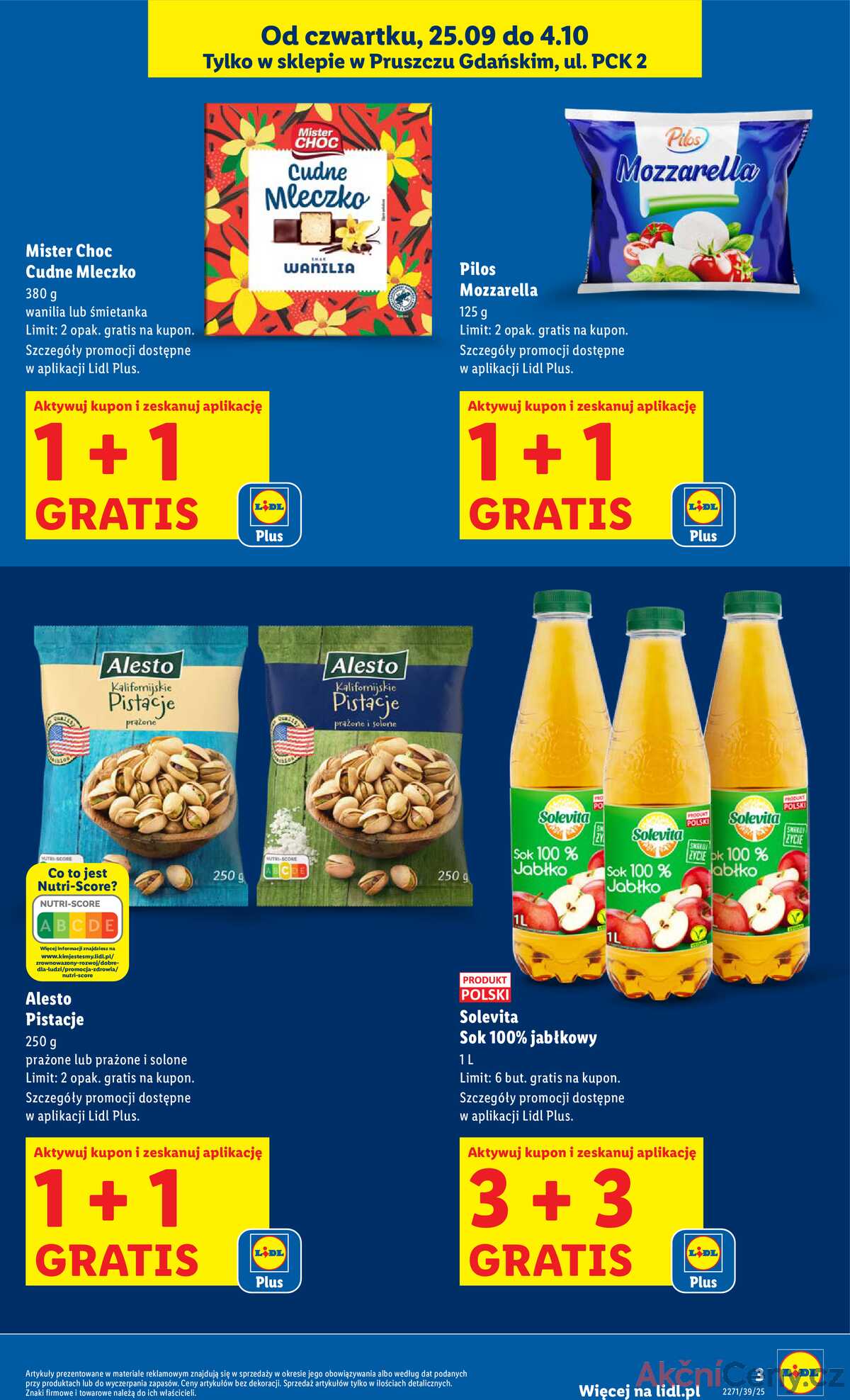Leták Lidl Polsko 25.9.-4.10.2025 - Lidl v Pruszcz Gdański strana 3