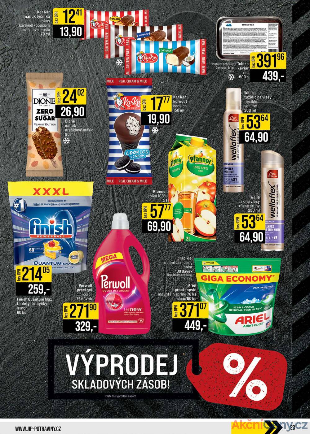 Leták JIP - JIP Cash & Carry Brno, Praha, Ostrava, Jilemnice, Pardubice, Ostrava, Karlovy Vary, Olomouc a Zlín od 24.9. do 30.9.2025 - strana 23