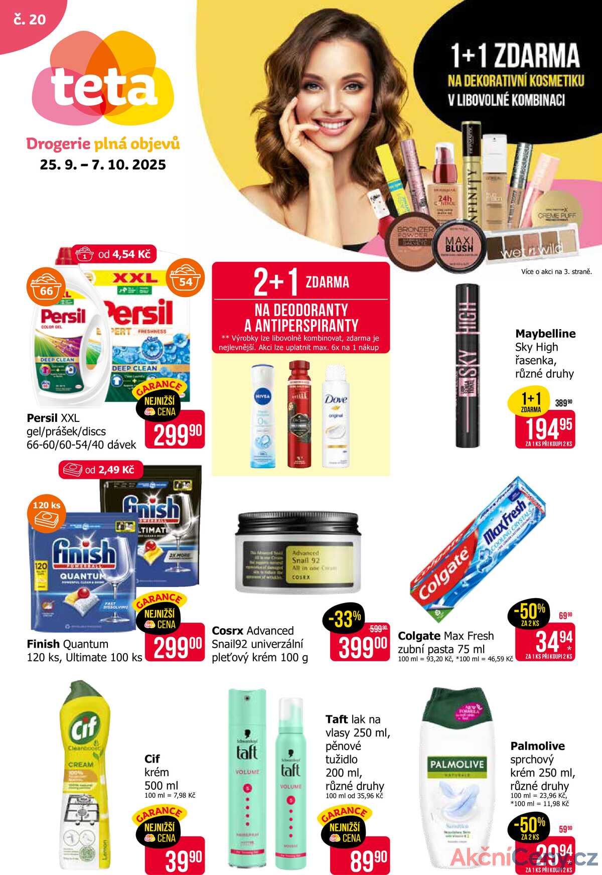 Teta drogerie  od 25.9. do 7.10.2025 strana 1
