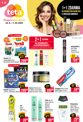 Teta drogerie  od 25.9. do 7.10.2025