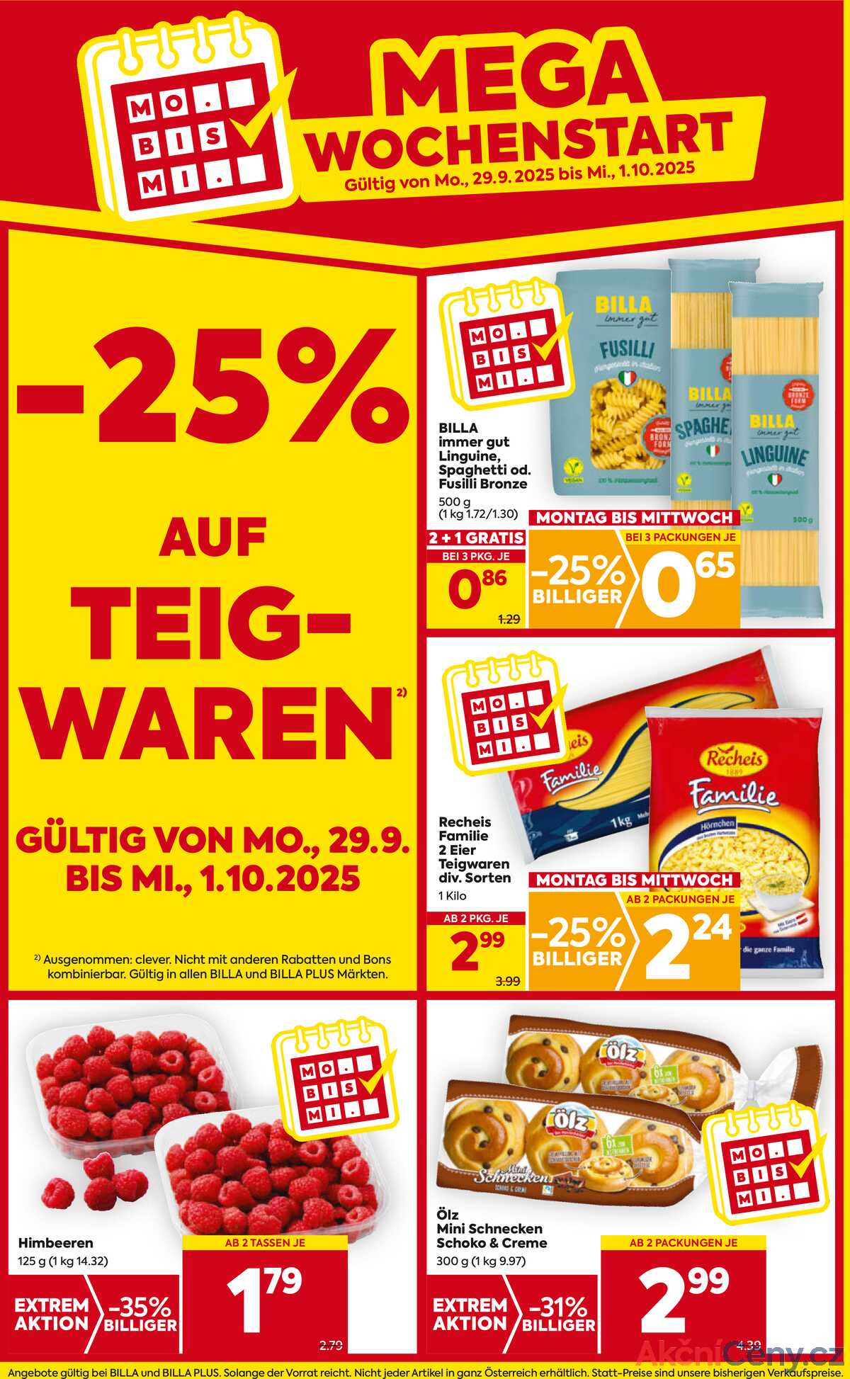 Leták BILLA Rakousko 25.9.-1.10.2025 - BILLA & BILLA PLUS strana 3