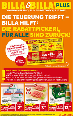 Leták BILLA Rakousko 25.9.-1.10.2025 - BILLA &amp;amp; BILLA PLUS