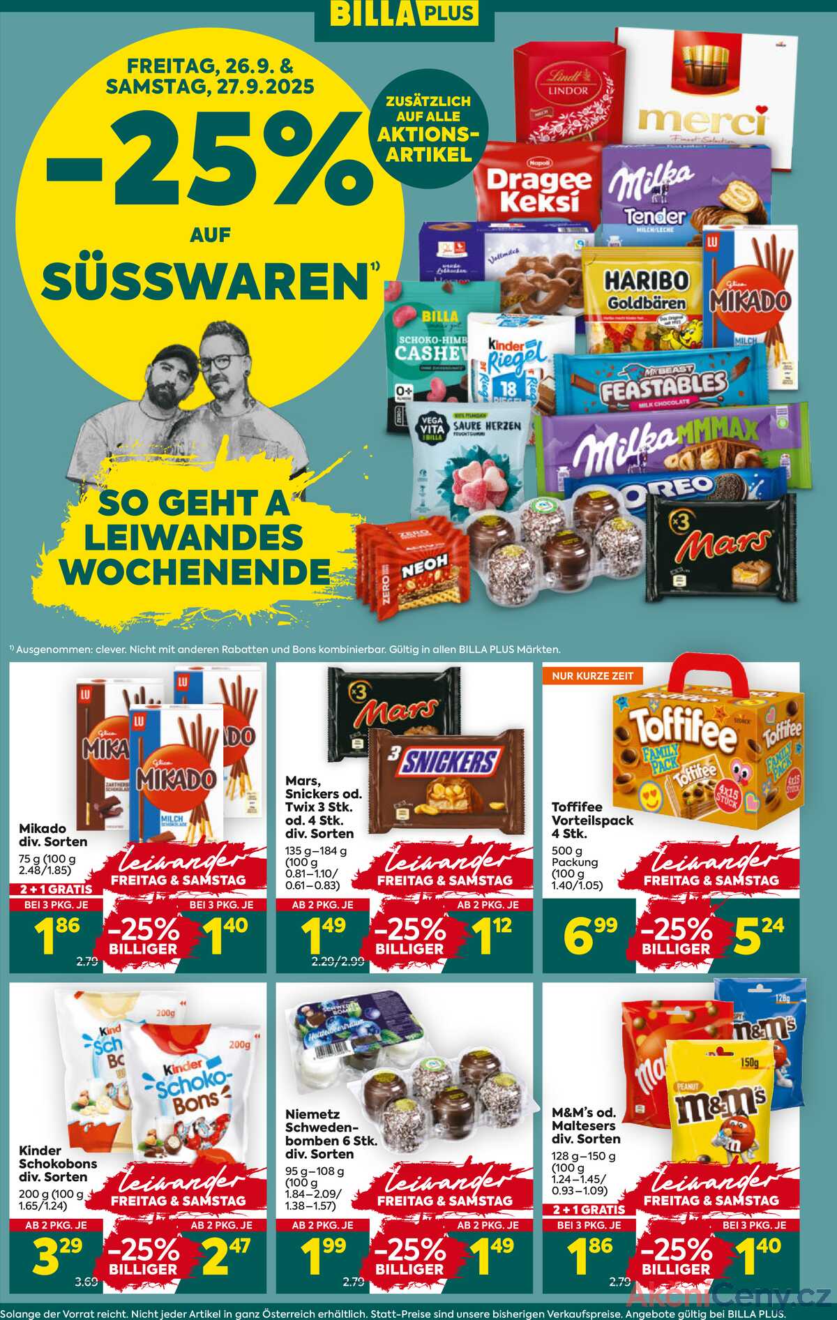 Leták BILLA Rakousko 25.9.-1.10.2025 - BILLA PLUS strana 2