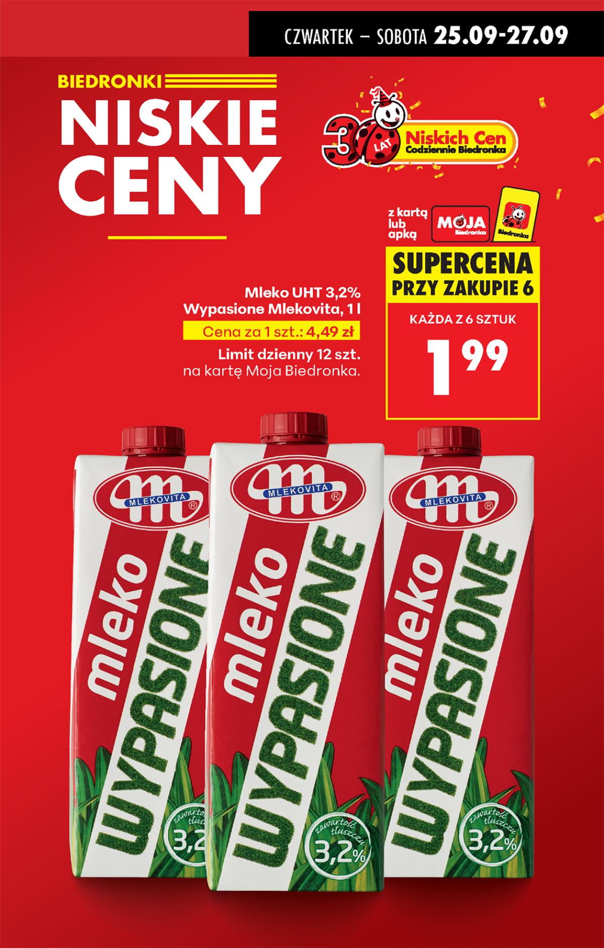 Leták Biedronka Polsko 25.9.-1.10.2025 strana 3