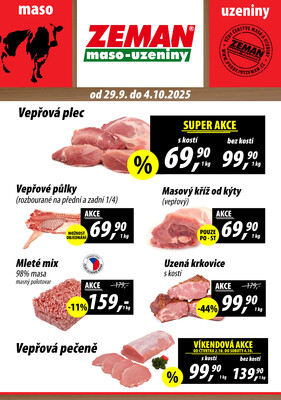 ZEMAN maso-uzeniny letáky