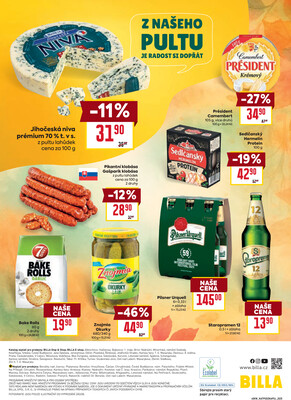 Billa Podzimní nápoje  od 1.10. do 21.10.2025
