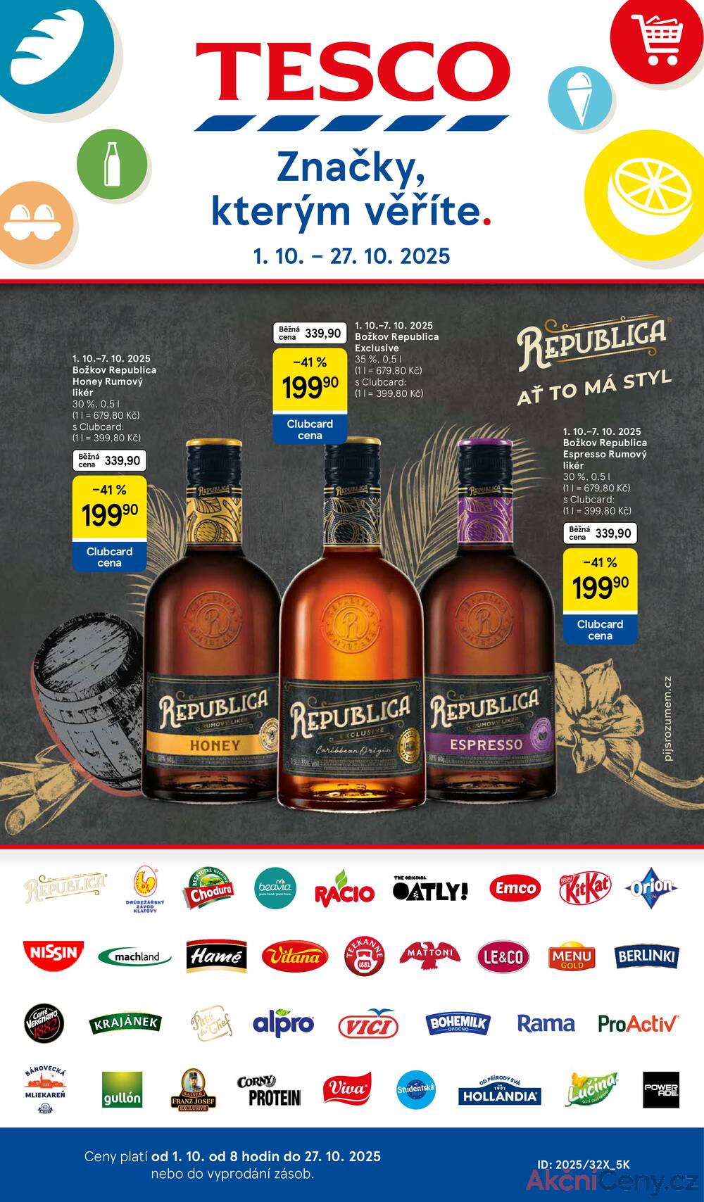 Leták Tesco - Tesco malé hypermarkety podzimní katalog od 1.10. do 27.10.2025 - strana 1