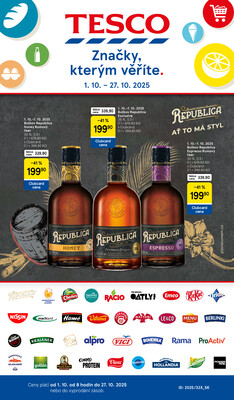 Tesco malé hypermarkety podzimní katalog od 1.10. do 27.10.2025