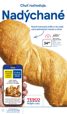 Tesco malé hypermarkety podzimní katalog od 1.10. do 27.10.2025