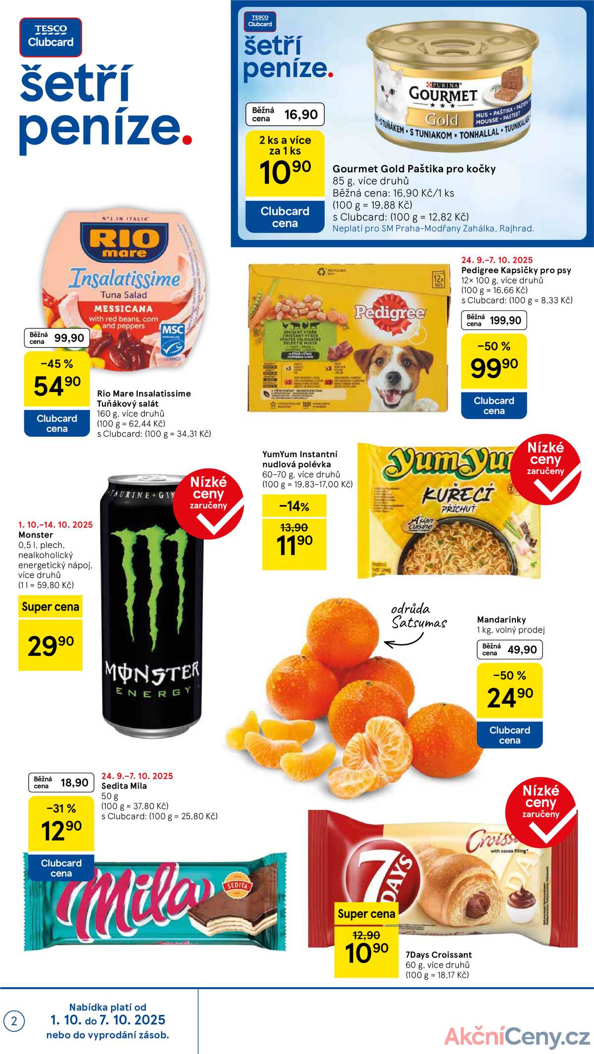 Tesco supermarkety od 1.10. do 7.10.2025 strana 2