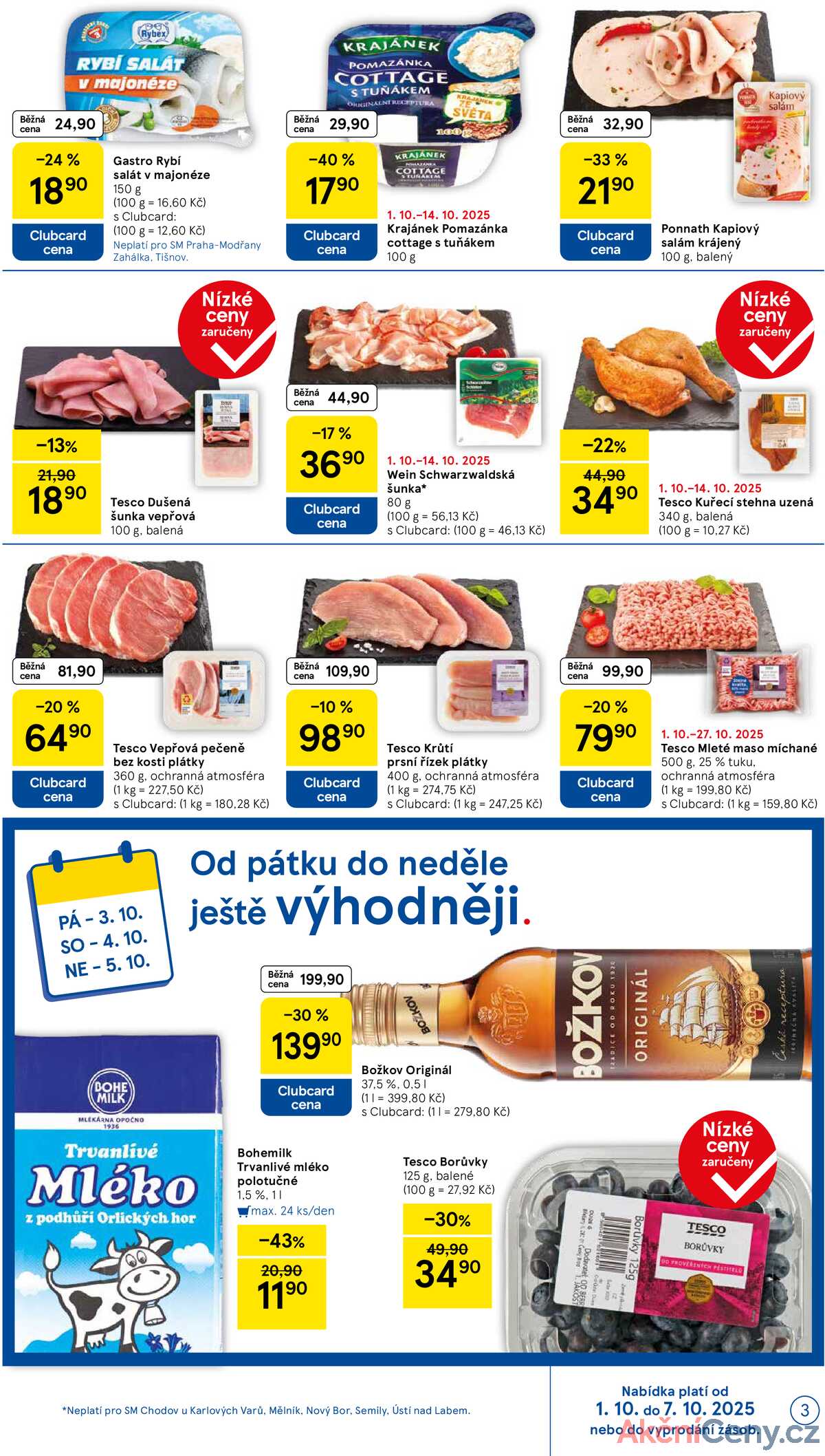 Tesco supermarkety od 1.10. do 7.10.2025 strana 3