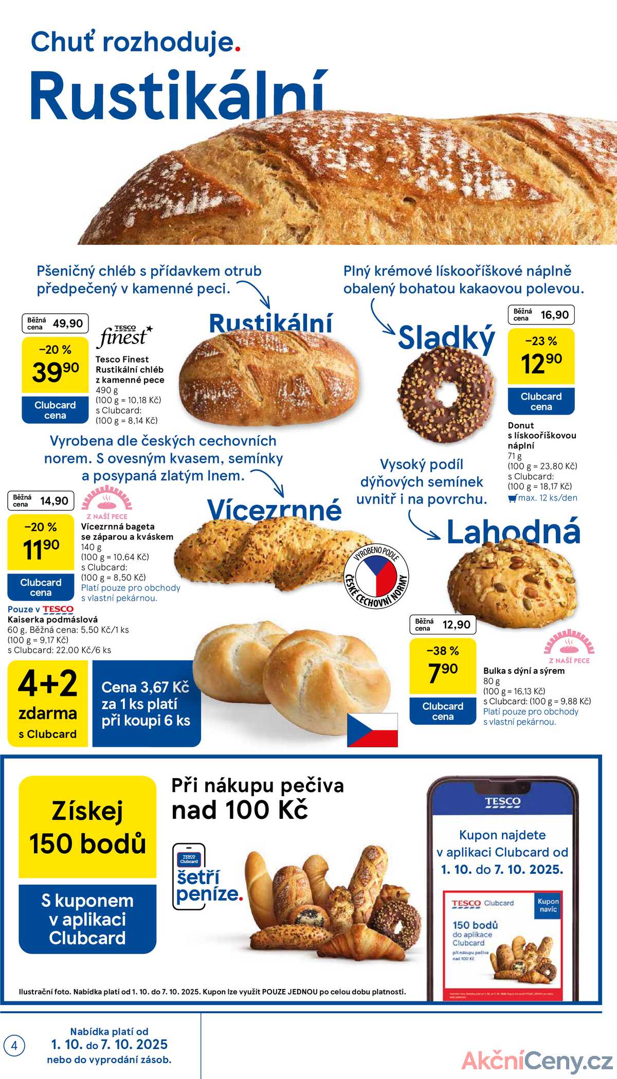 Tesco malé hypermarkety od 1.10. do 7.10.2025 strana 4