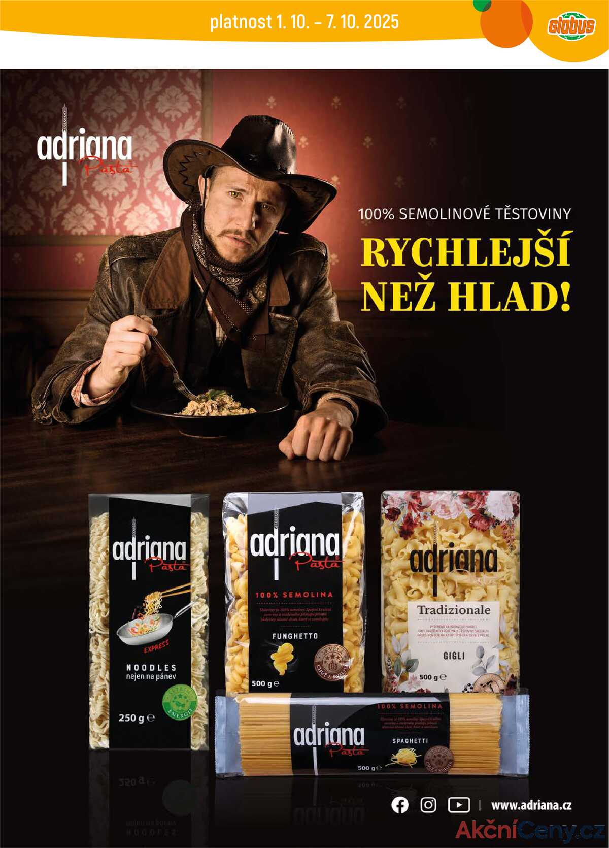 Akční leták Globus 1.10. - 7.10.2025 - Globus Praha - Čakovice strana 3