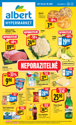 Albert  Hypermarket od 1.10. do 7.10.2025