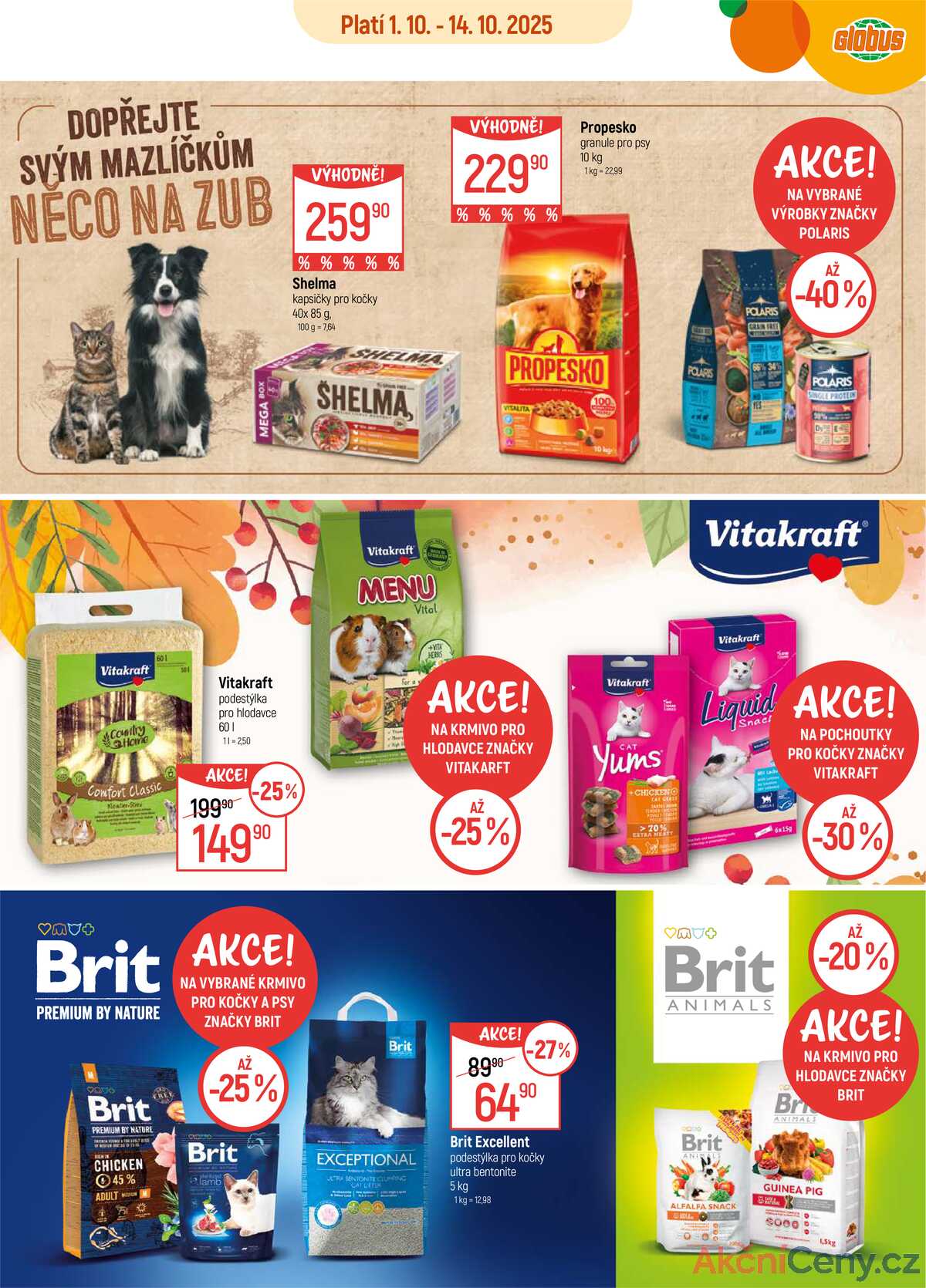 Akční leták Globus 1.10. - 14.10.2025 - Globus Chotíkov u Plzně strana 4