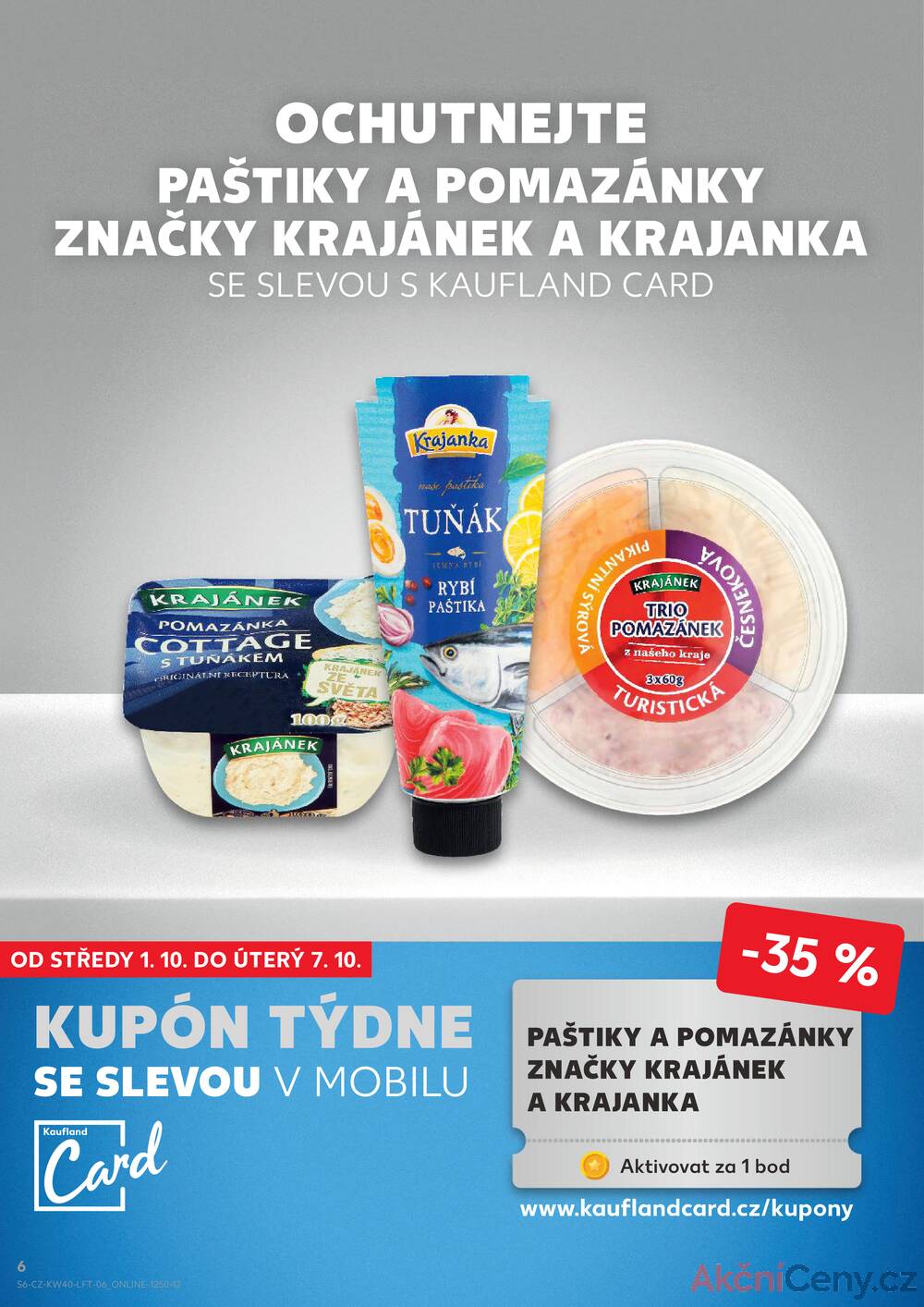 Leták Kaufland - Kaufland 1.10. - 7.10. - Kaufland - Jablonec nad Nisou (U Kostela) - strana 6