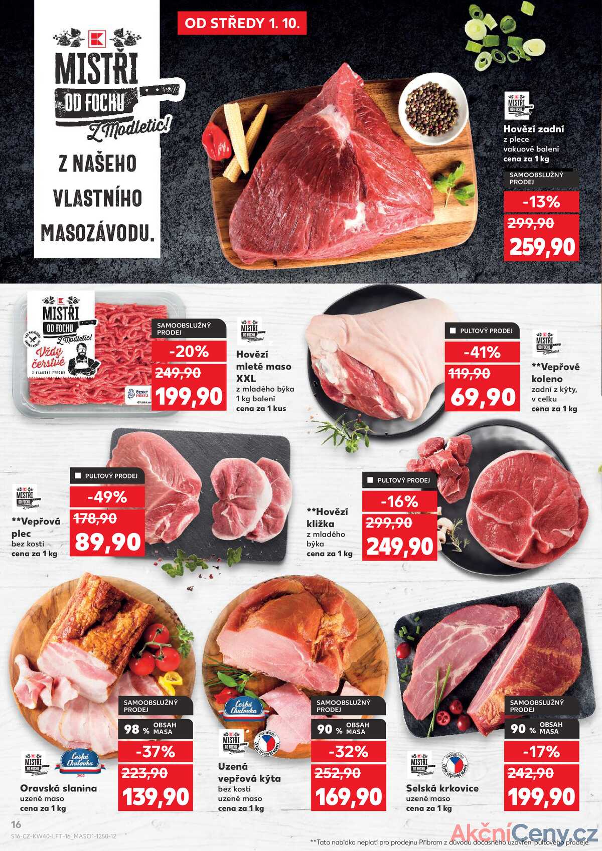 Kaufland 1.10. - 7.10. - Kaufland - Trutnov strana 16