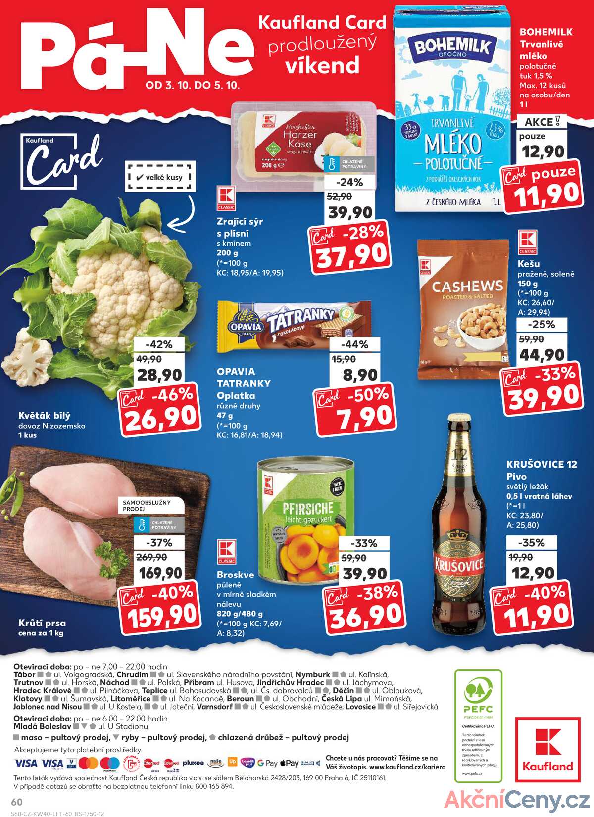 Kaufland 1.10. - 7.10. - Kaufland - Trutnov strana 60