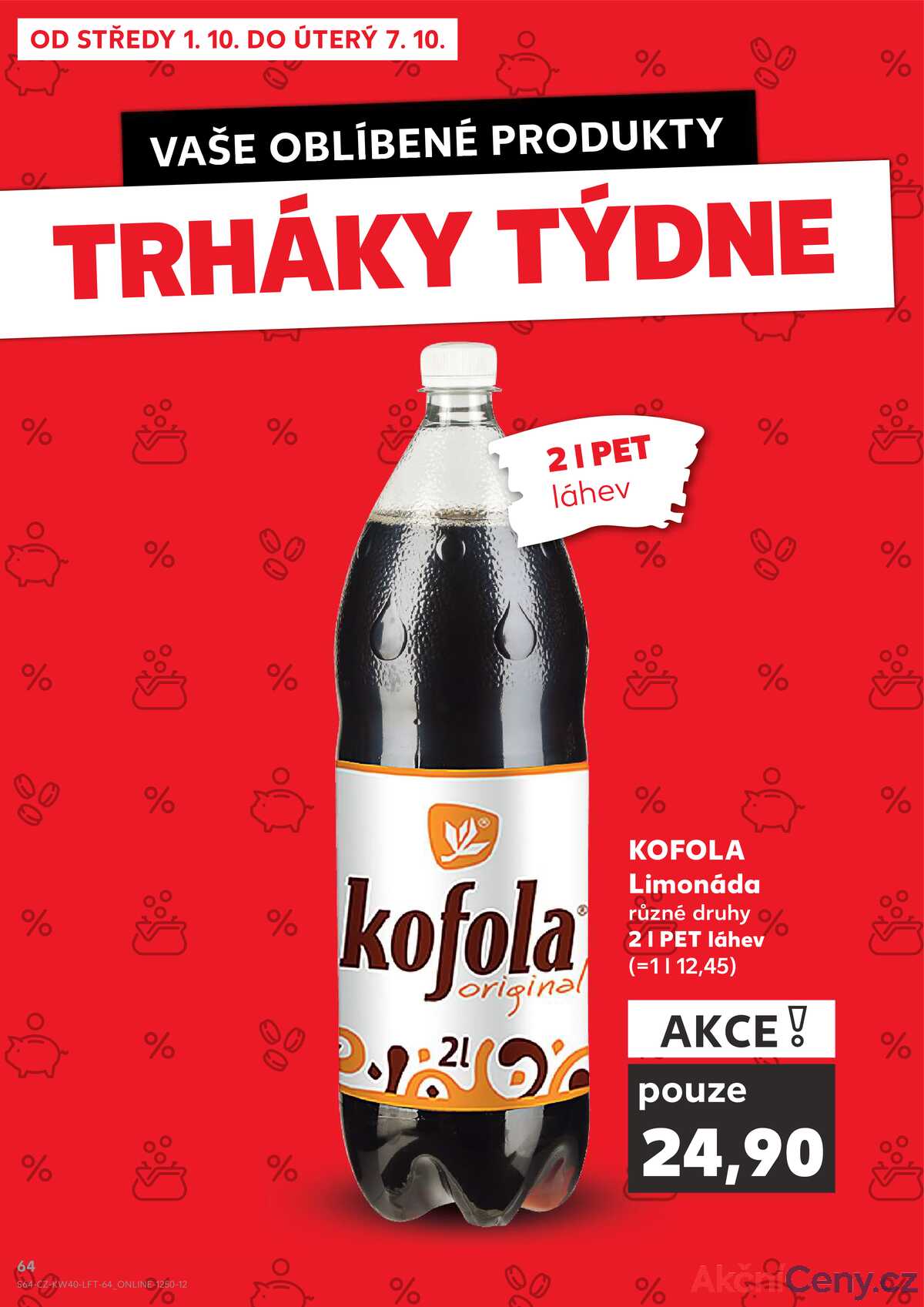 Kaufland 1.10. - 7.10. - Kaufland - Trutnov strana 64
