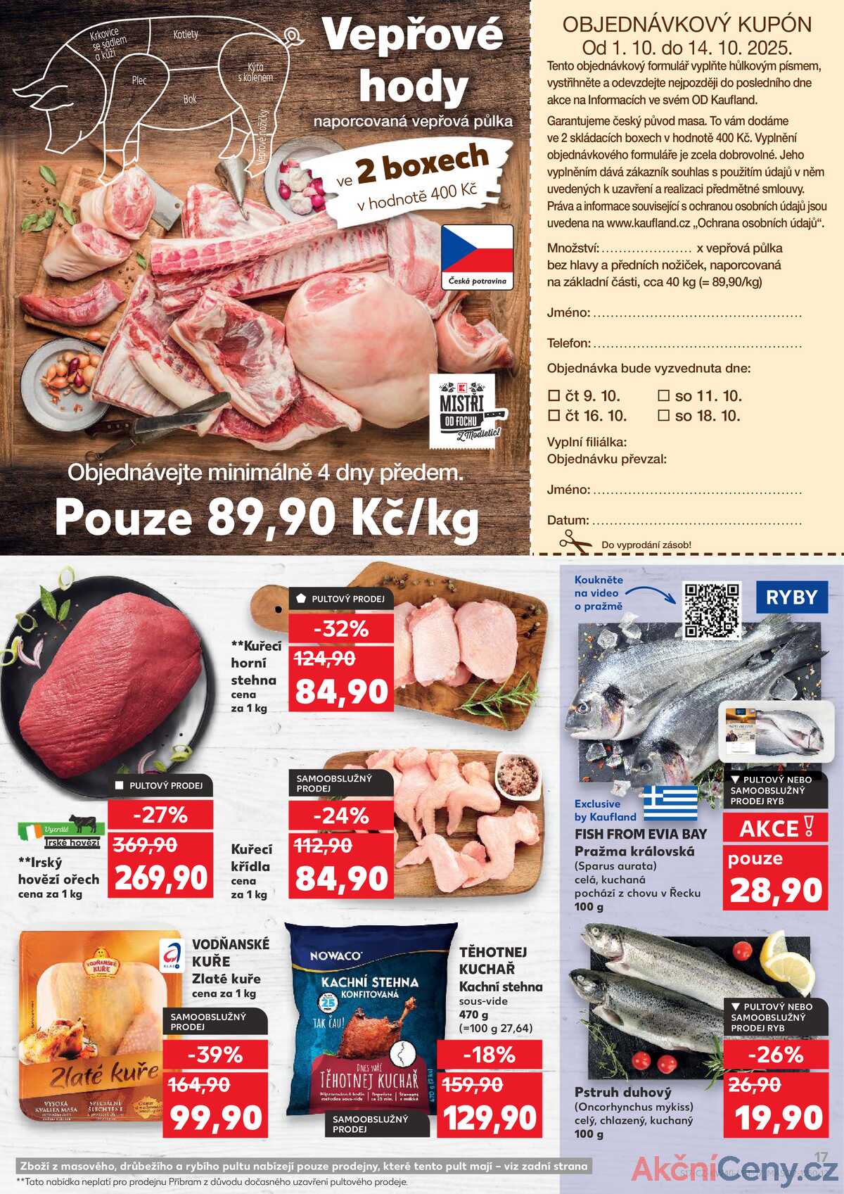 Kaufland 1.10. - 7.10. - Kaufland - Prostějov (Okružní ulice) strana 17