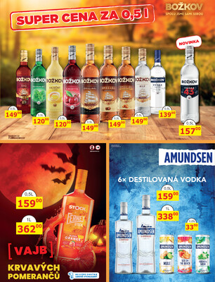 BENE Nápoje od 1.10. do 31.10.2025