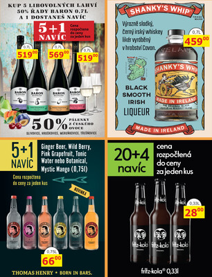 BENE Nápoje od 1.10. do 31.10.2025
