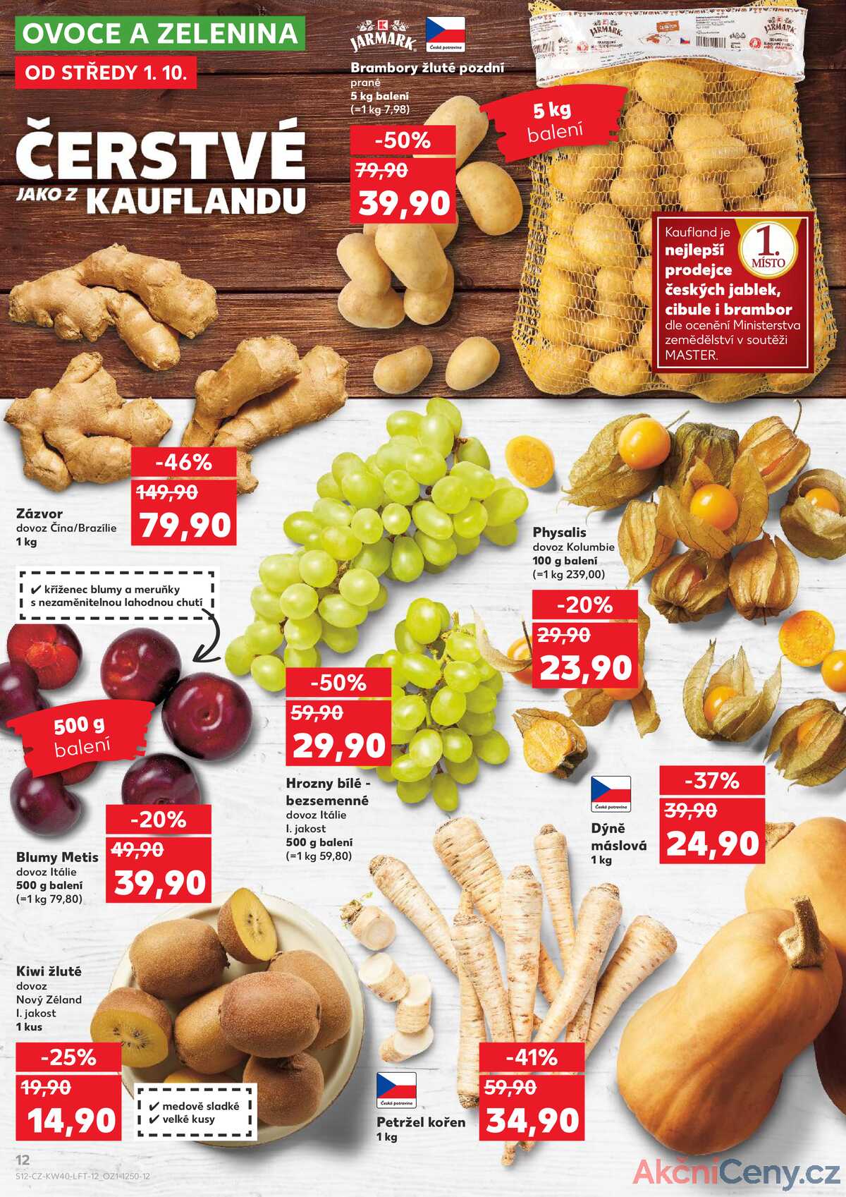 Kaufland 1.10. - 7.10. - Kaufland - Mělník strana 12