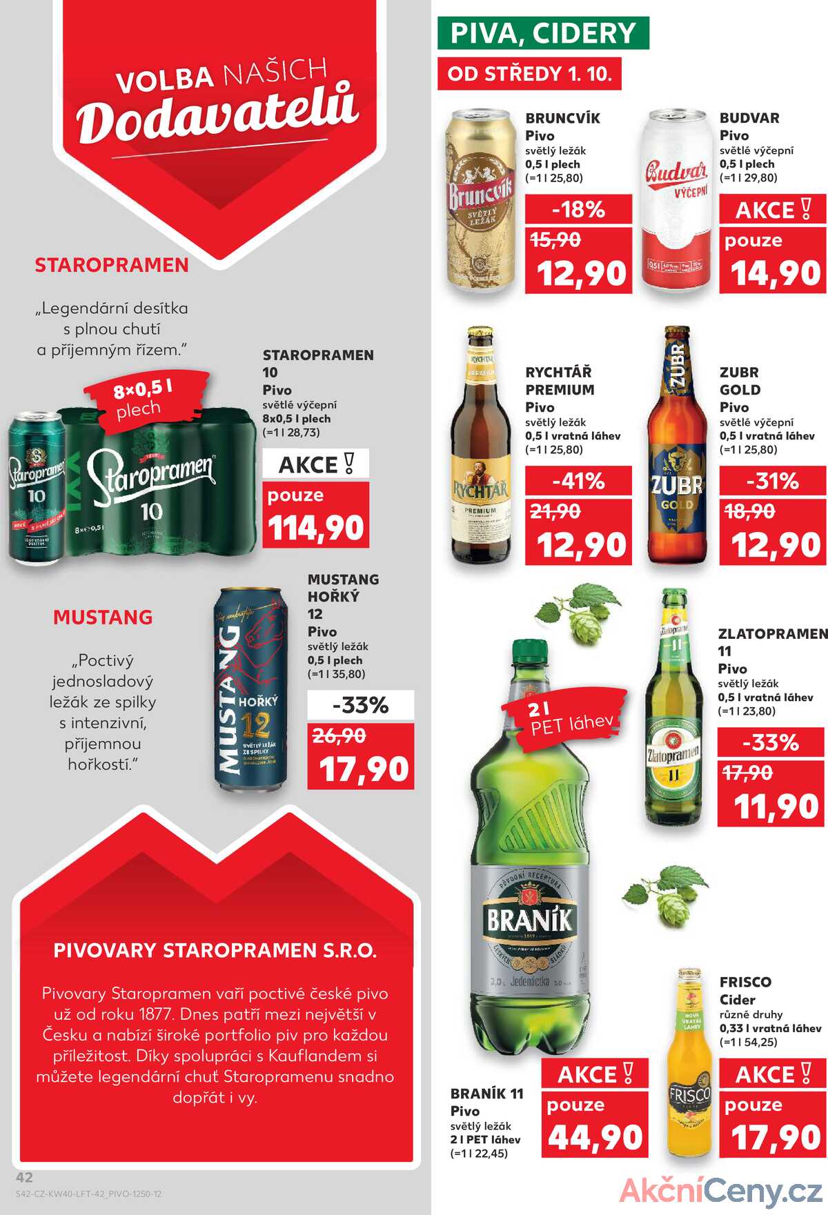 Kaufland 1.10. - 7.10. - Kaufland - Mělník strana 42