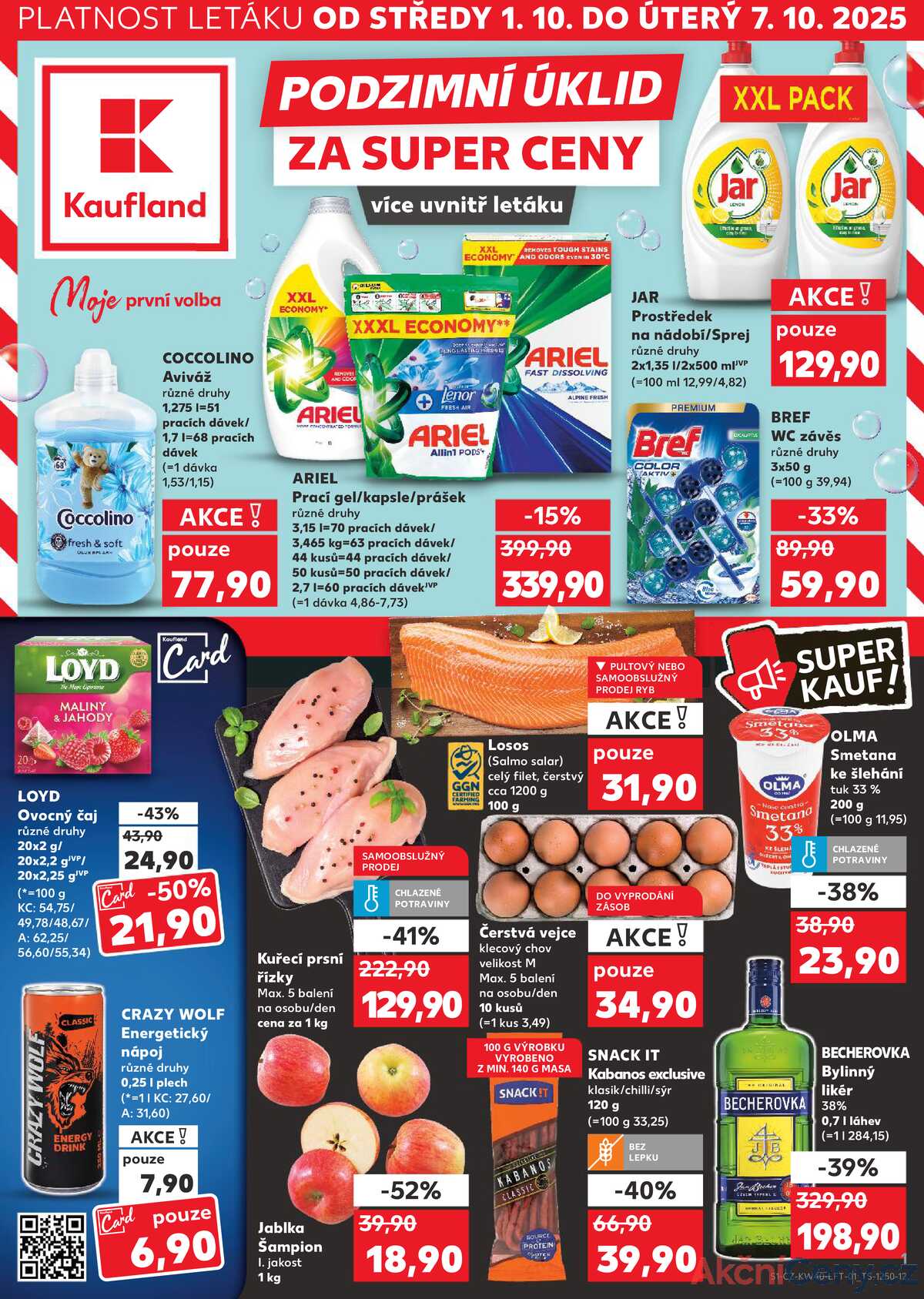 Kaufland 1.10. - 7.10. - Kaufland - Hustopeče (Brněnská) strana 1