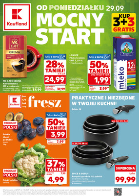 Leták Kaufland Polsko 29.9.-1.10.2025 - Silný start