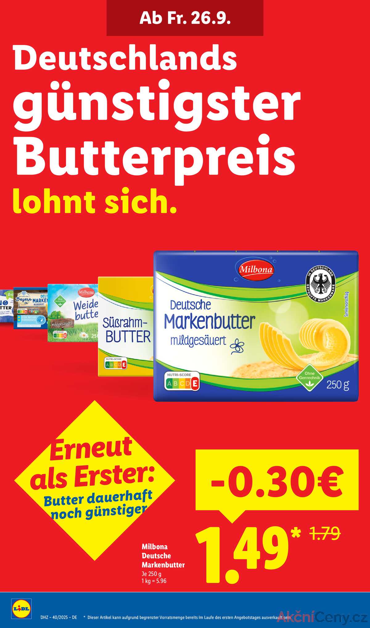 Leták Lidl Německo 29.9.-4.10.2025 strana 2