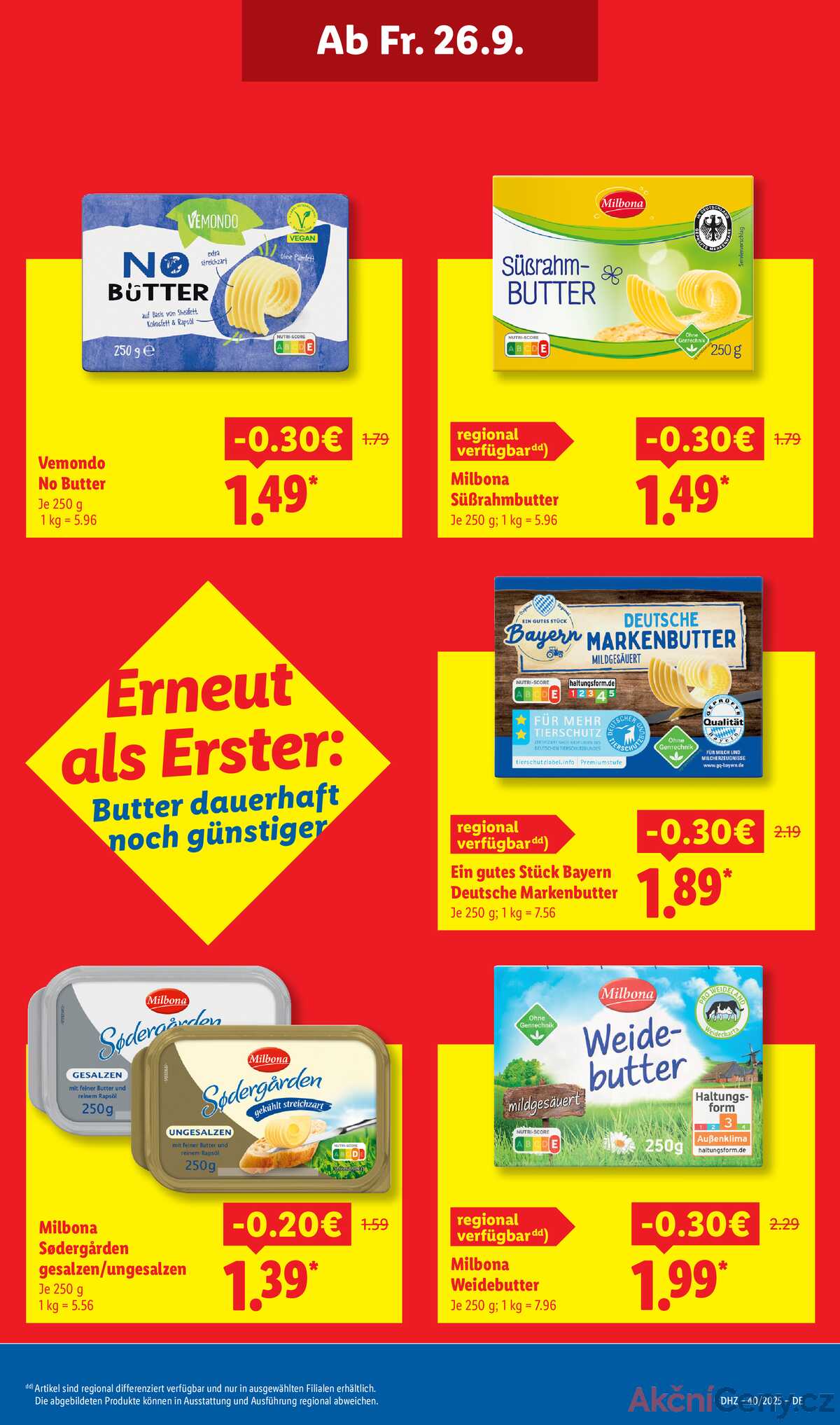 Leták Lidl Německo 29.9.-4.10.2025 strana 3