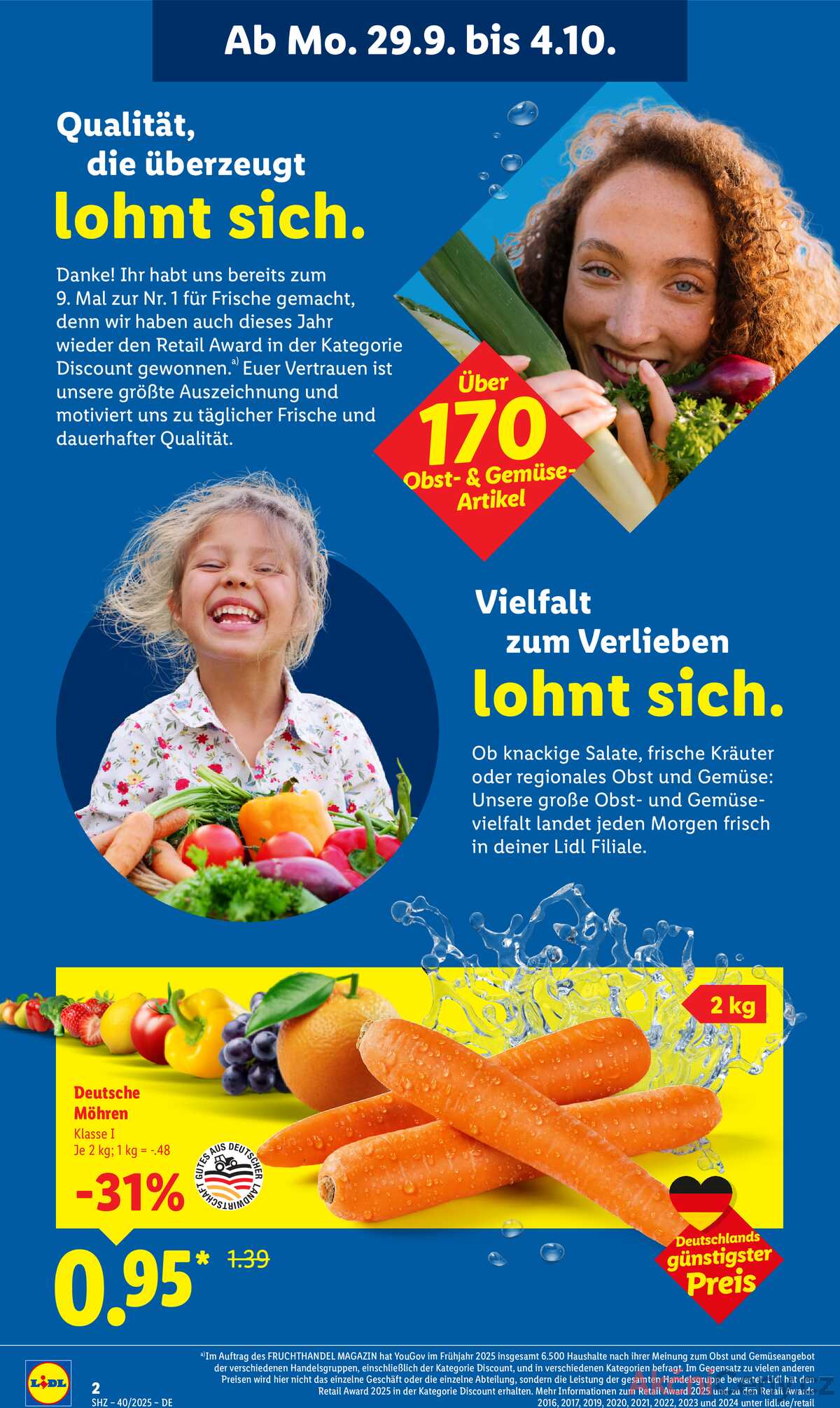 Leták Lidl Německo 29.9.-4.10.2025 strana 4