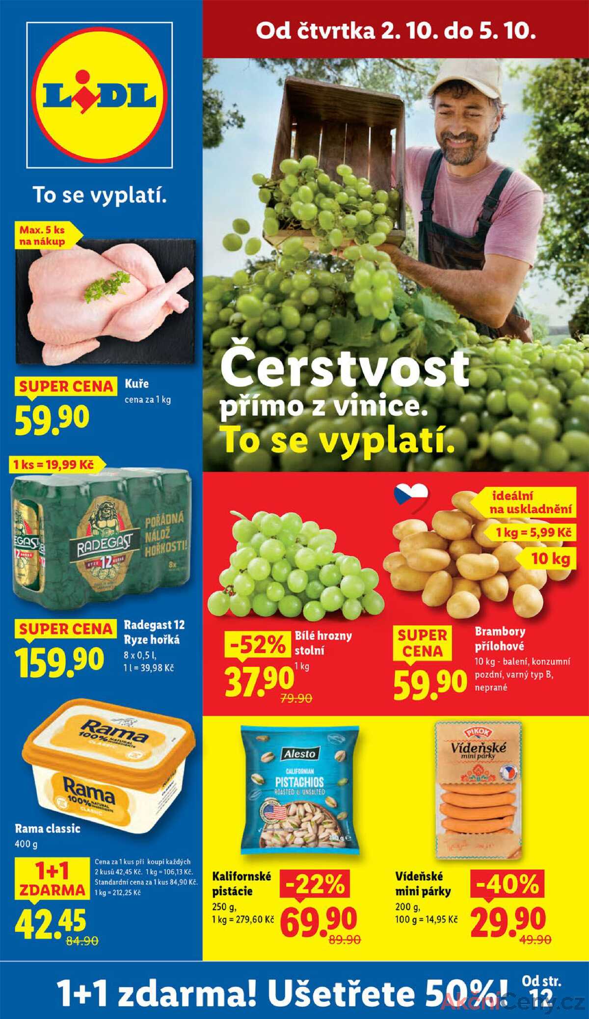 Lidl Čtvrtek od 2.10. do 5.10.2025 strana 1