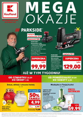 Leták Kaufland Polsko 25.9.-1.10.2025