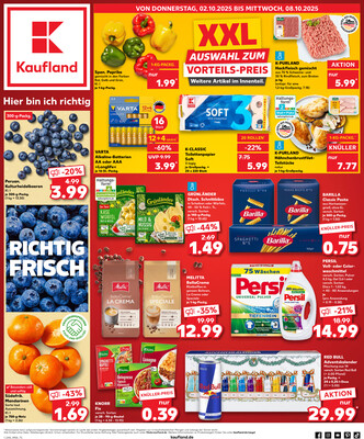 Leták Kaufland Německo 2.10.-8.10.2025