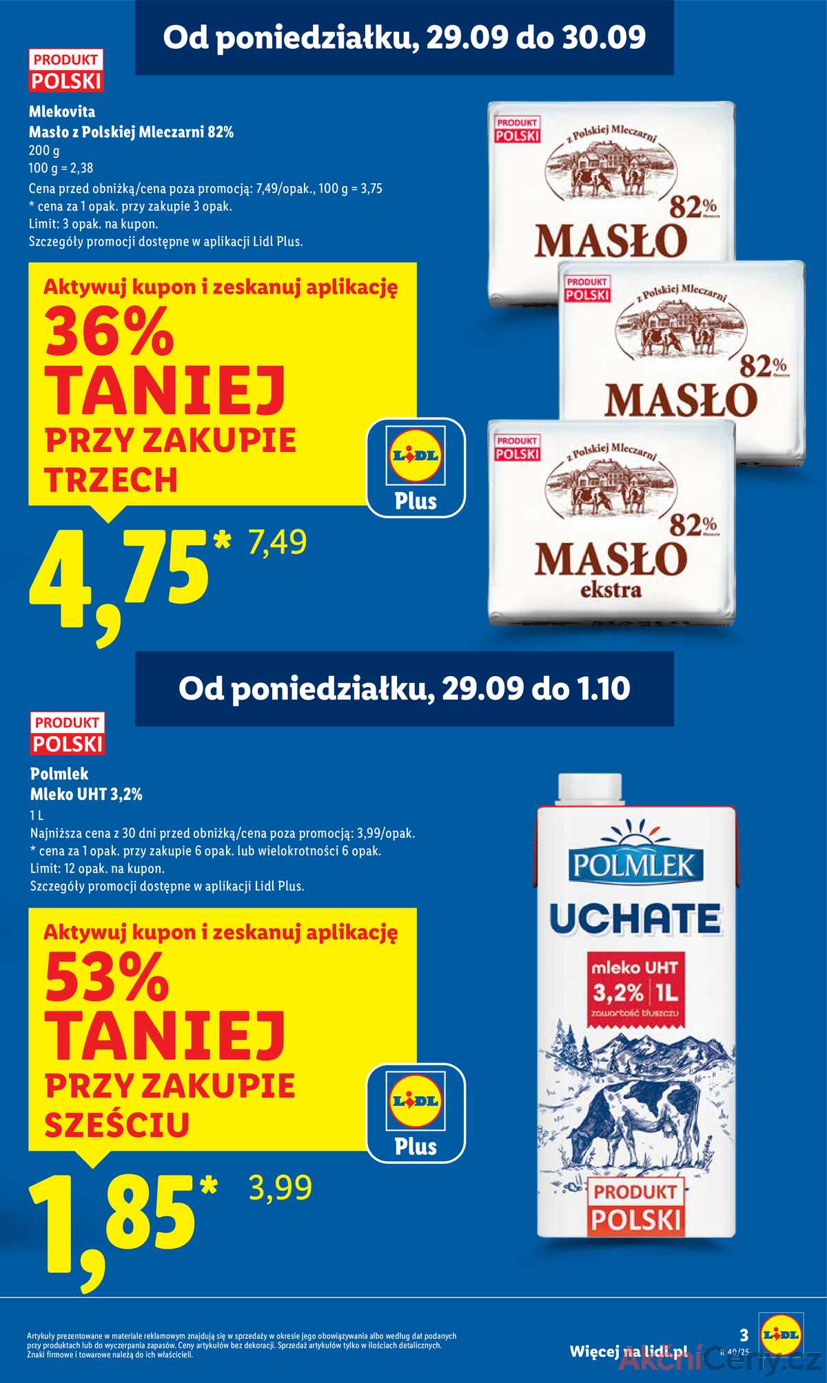 Leták Lidl Polsko 29.9.-1.10.2025 strana 3