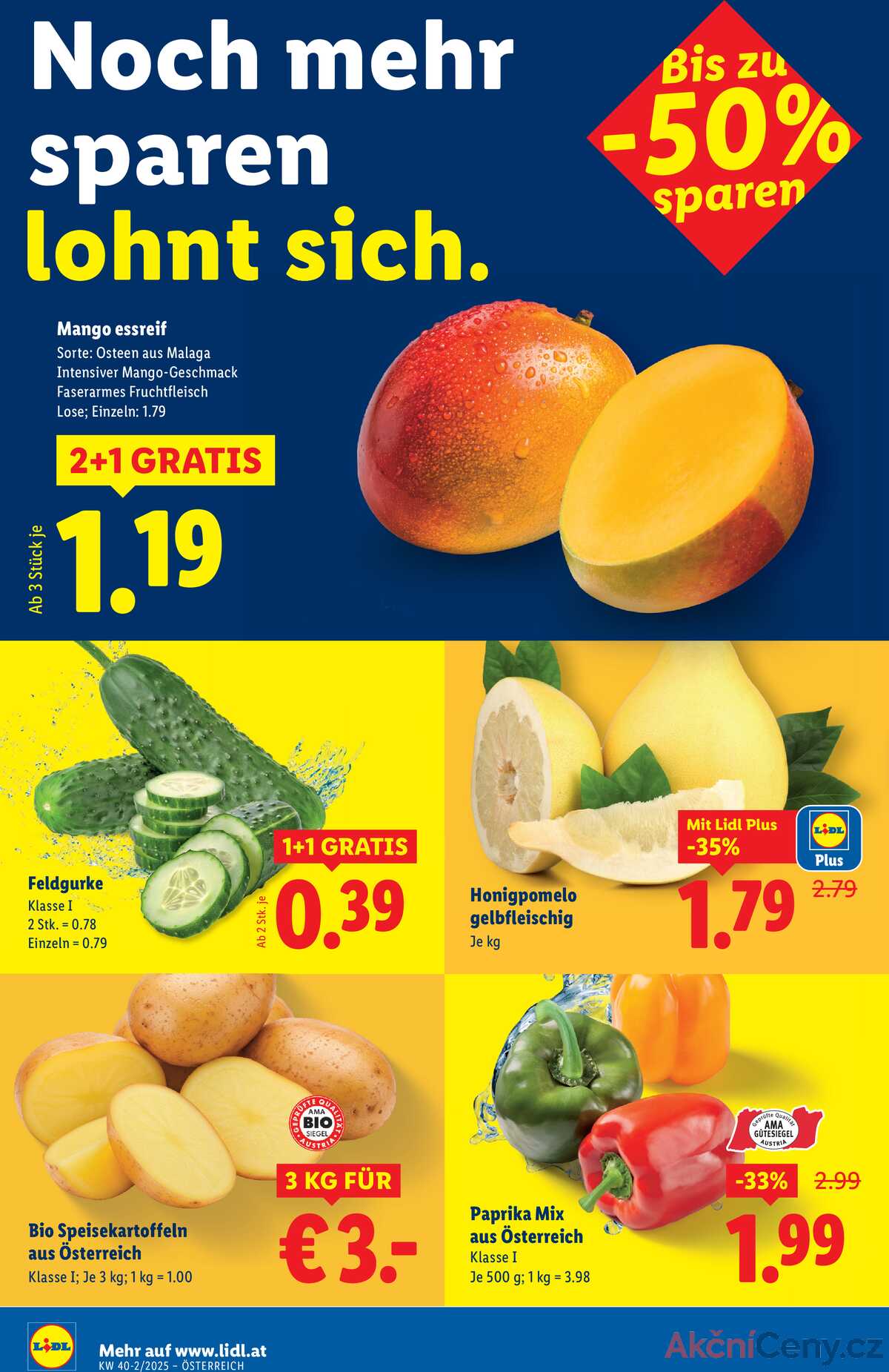 Leták Lidl Rakousko 2.10.-8.10.2025 strana 4
