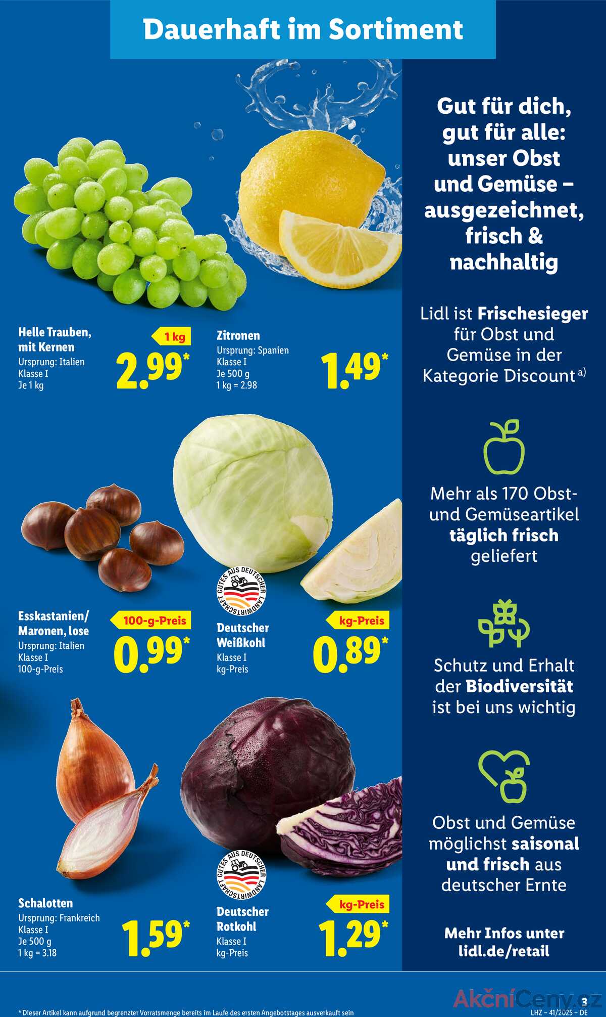 Leták Lidl Německo 6.10.-11.10.2025 strana 3
